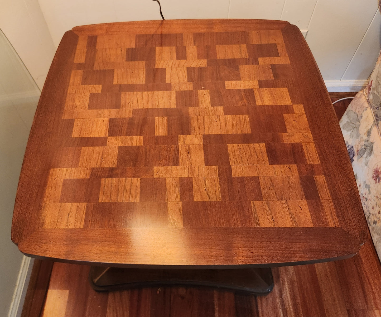 Lane Parquet Side Table