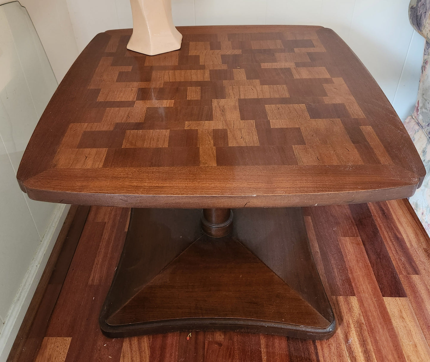 Lane Parquet Side Table
