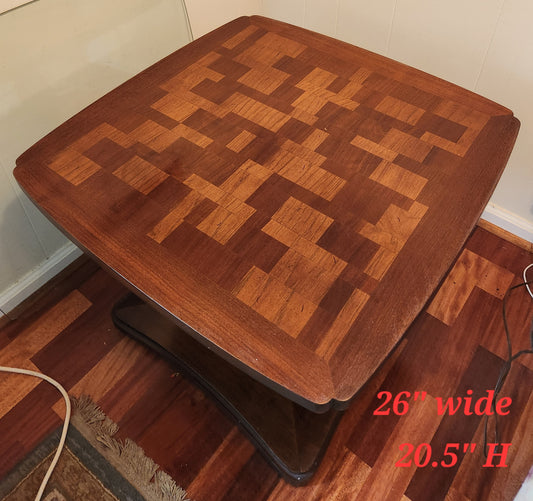 Lane Parquet Side Table