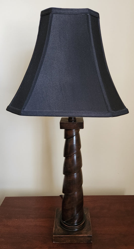 Bed Side Lamp Black Shade