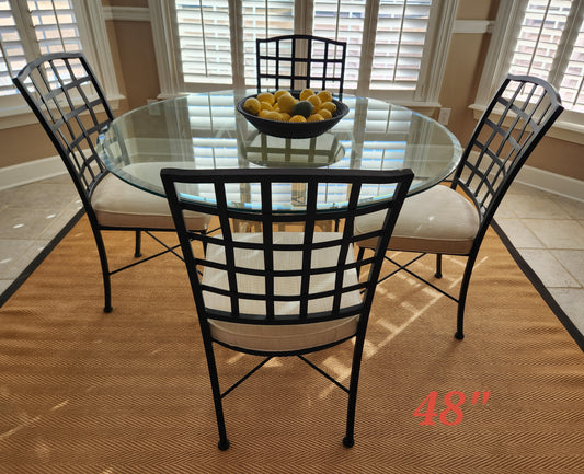 Glass Top Table and Chairs